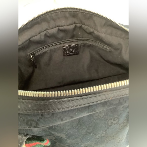 Gucci GG Canvas Princy Shoulder Bag | Black - Picture 12 of 13